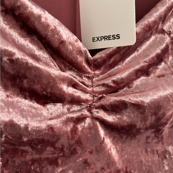Express Crushed Velvet Top - Picture 3 of 4